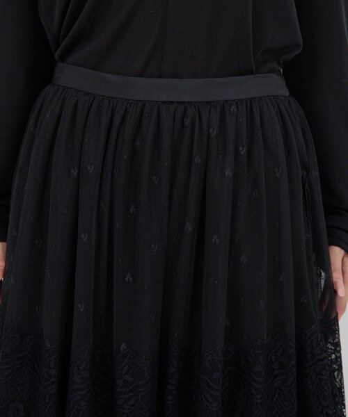 GALLARDAGALANTE（ガリャルダガランテ）の「【25th記念アイテム】レーススカート（スカート・レディース・ブラック・FREE）」の7枚目の写真