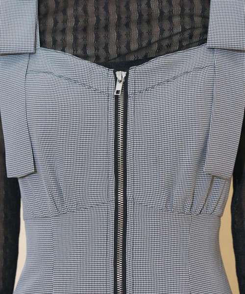 WILLSELECTION（ウィルセレクション）の「【再入荷】ショルダーリボンフロントZIPワンピース（ワンピース・レディース・ブラウン系その他/ブラック系その他/ピンク/ボルドー/チャコールグレー/ブルー系その他/ダークブラウン・FREE）」の16枚目の写真