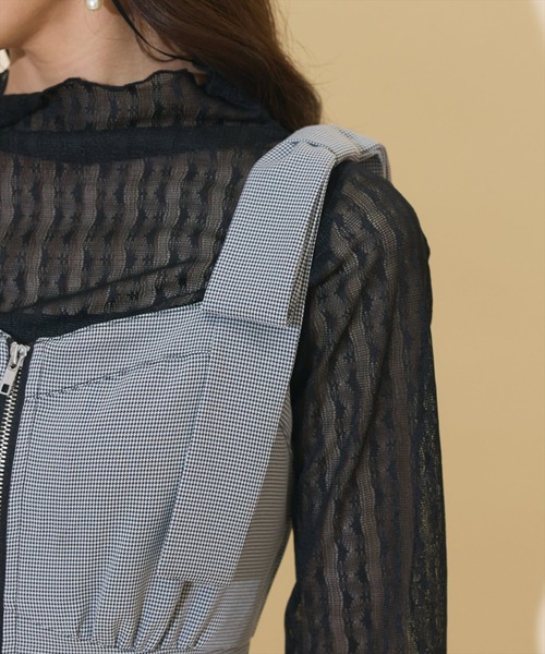 WILLSELECTION（ウィルセレクション）の「【再入荷】ショルダーリボンフロントZIPワンピース（ワンピース・レディース・ブラウン系その他/ブラック系その他/ピンク/ボルドー/チャコールグレー/ブルー系その他/ダークブラウン・FREE）」の20枚目の写真