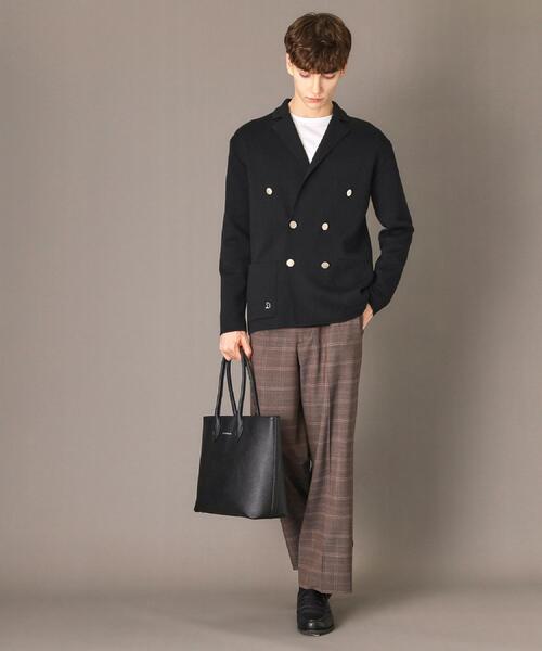 DRESSTERIOR（ドレステリア）の「ダブルブレスト ニットジャケット（テーラードジャケット・メンズ・ネイビー/ブラック/ブラウン系・90/91/92）」の20枚目の写真