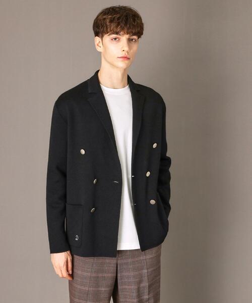 DRESSTERIOR（ドレステリア）の「ダブルブレスト ニットジャケット（テーラードジャケット・メンズ・ネイビー/ブラック/ブラウン系・90/91/92）」の21枚目の写真