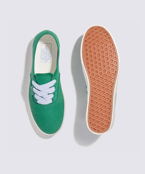 VANS（バンズ）の「オーセンティック ロープロ / Authentic Lowpro DENIM VERDANT VN000D04J5F1（スニーカー・メンズ・グリーン・4/4.5/5/5.5）」の3枚目の写真