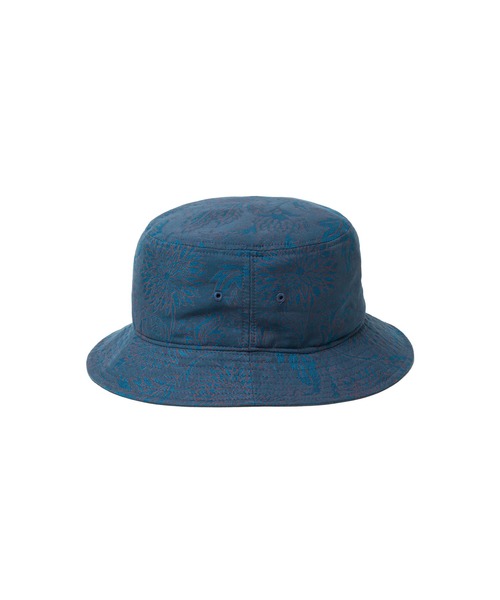 CALEE（キャリー）の「FLOWER JACQUARD BUCKET HAT（ハット・メンズ・ネイビー・MEDIUM）」の3枚目の写真