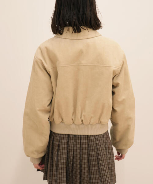 ◆コーデュロイ中綿ブルゾン