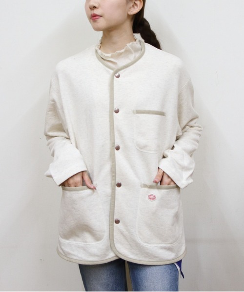 Vincent et Mireille(バンソンエミレイユ)の「VINCENT ET MIREILLE/ヴァンソン エ ミレイユ フレンチテリーカーディガン FRENCH TERRY CARDIGAN(カーディガン/ボレロ・メンズ・ネイビー/オートミール/ブラック・42/40/38)」の2枚目の写真