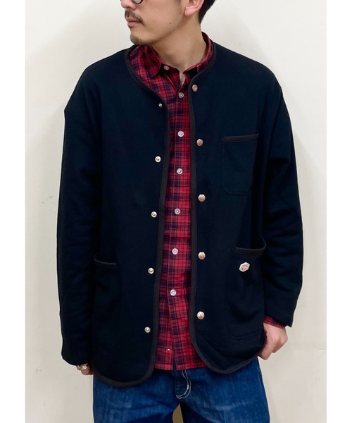 Vincent et Mireille(バンソンエミレイユ)の「VINCENT ET MIREILLE/ヴァンソン エ ミレイユ フレンチテリーカーディガン FRENCH TERRY CARDIGAN(カーディガン/ボレロ・メンズ・ネイビー/オートミール/ブラック・42/40/38)」の1枚目の写真