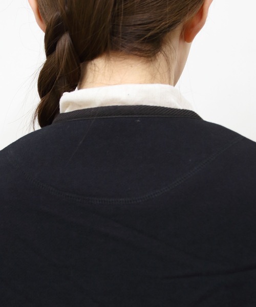 Vincent et Mireille(バンソンエミレイユ)の「VINCENT ET MIREILLE/ヴァンソン エ ミレイユ フレンチテリーカーディガン FRENCH TERRY CARDIGAN(カーディガン/ボレロ・メンズ・ネイビー/オートミール/ブラック・42/40/38)」の10枚目の写真