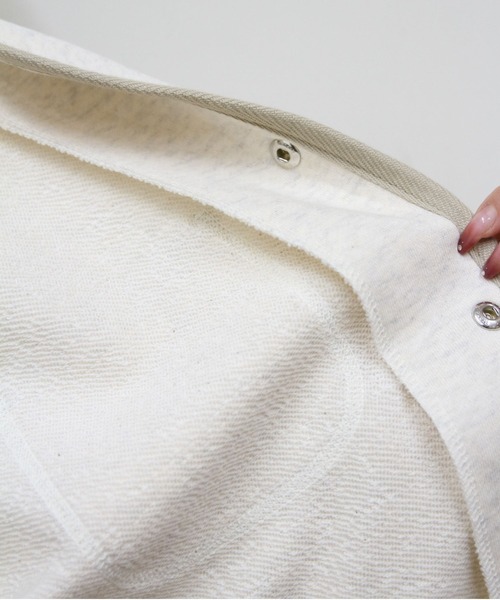 Vincent et Mireille(バンソンエミレイユ)の「VINCENT ET MIREILLE/ヴァンソン エ ミレイユ フレンチテリーカーディガン FRENCH TERRY CARDIGAN(カーディガン/ボレロ・メンズ・ネイビー/オートミール/ブラック・42/40/38)」の16枚目の写真