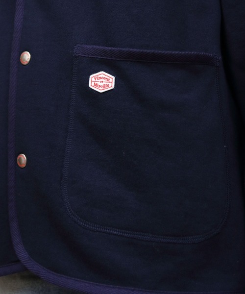 Vincent et Mireille(バンソンエミレイユ)の「VINCENT ET MIREILLE/ヴァンソン エ ミレイユ フレンチテリーカーディガン FRENCH TERRY CARDIGAN(カーディガン/ボレロ・メンズ・ネイビー/オートミール/ブラック・42/40/38)」の21枚目の写真