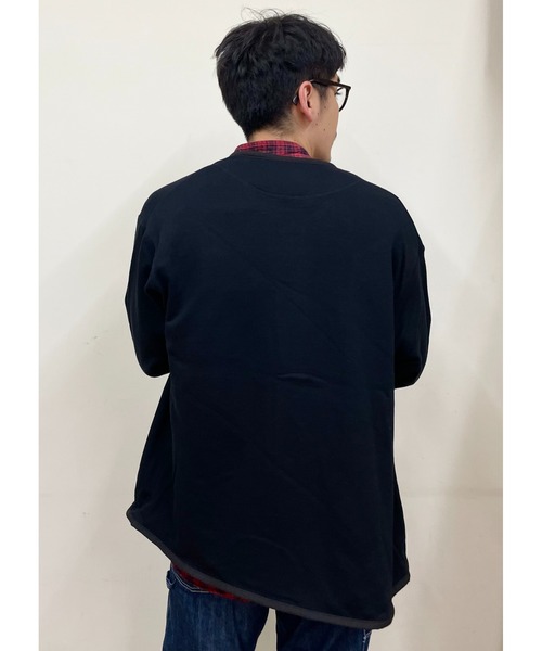 Vincent et Mireille(バンソンエミレイユ)の「VINCENT ET MIREILLE/ヴァンソン エ ミレイユ フレンチテリーカーディガン FRENCH TERRY CARDIGAN(カーディガン/ボレロ・メンズ・ネイビー/オートミール/ブラック・42/40/38)」の12枚目の写真