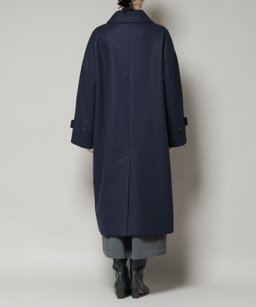 セール】メルトンジャージーステンカラーコート（ステンカラーコート