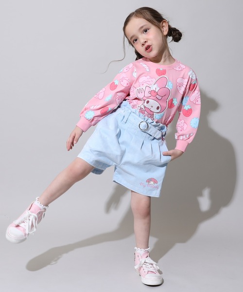 sanrio（サンリオ）の「サンリオ スイーツ総柄ロンT 1038K（Tシャツ/カットソー・キッズ・パープル/その他24/その他25/ライトブルー・90cm/80ｃｍ/130cm/120cm/110cm/100cm）」の10枚目の写真