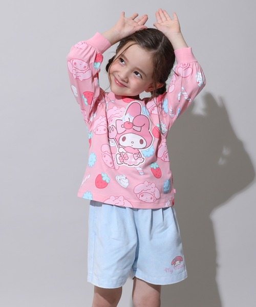 sanrio（サンリオ）の「サンリオ スイーツ総柄ロンT 1038K（Tシャツ/カットソー・キッズ・パープル/その他24/その他25/ライトブルー・90cm/80ｃｍ/130cm/120cm/110cm/100cm）」の14枚目の写真