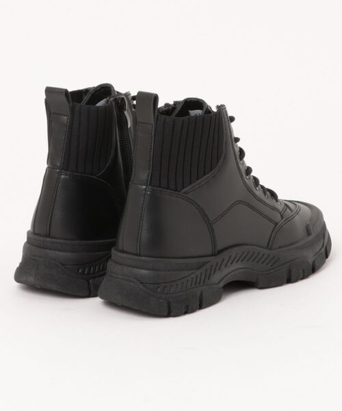 Zipper（ジッパー）の「【Zipper】レディースカジュアルブーツ（ブーツ・レディース・ダークブラウン/ブラック/ライトベージュ・M/L/LL/S）」の4枚目の写真