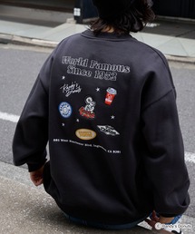 【RANDY’S DONUTS】別注 ランディードーナツ バックプリント ワッペン刺繍 スウェットプルオーバー