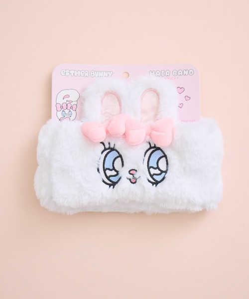 Paradise Picnic(パラダイスピクニック)の「【エスターバニー】ふわふわヘアバンド(ヘアバンド・レディース・ピンク/ホワイト・FREE)」の6枚目の写真