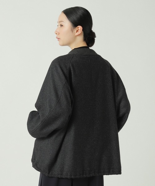 ZUCCa（ズッカ）の「PWツィード / ブルゾン（ブルゾン・レディース・ダークグレー/カーキ/ブラック・M size）」の5枚目の写真