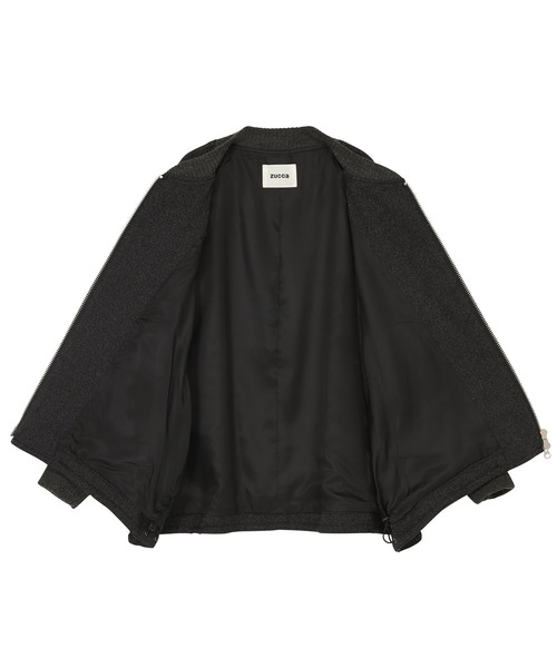 ZUCCa（ズッカ）の「PWツィード / ブルゾン（ブルゾン・レディース・ダークグレー/カーキ/ブラック・M size）」の16枚目の写真