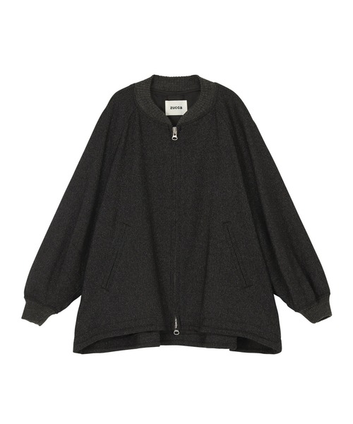 ZUCCa（ズッカ）の「PWツィード / ブルゾン（ブルゾン・レディース・ダークグレー/カーキ/ブラック・M size）」の15枚目の写真