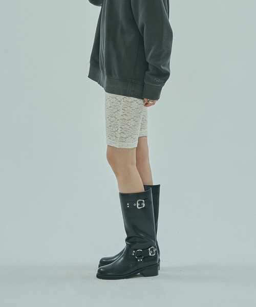 ROSE BUD(ローズバッド)の「LACE HALF LEGGINGS(その他パンツ・レディース・オフホワイト/ブラック・ONE SIZE)」の8枚目の写真
