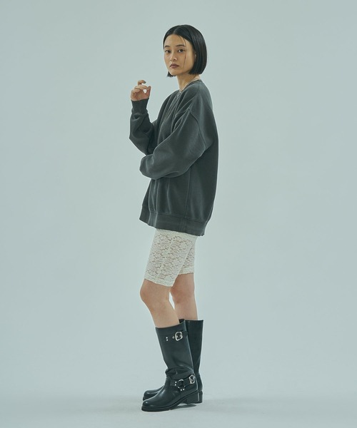 ROSE BUD(ローズバッド)の「LACE HALF LEGGINGS(その他パンツ・レディース・オフホワイト/ブラック・ONE SIZE)」の11枚目の写真