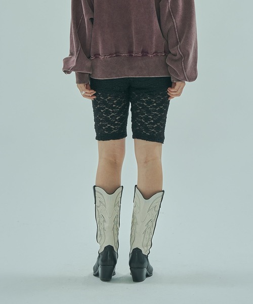 ROSE BUD(ローズバッド)の「LACE HALF LEGGINGS(その他パンツ・レディース・オフホワイト/ブラック・ONE SIZE)」の16枚目の写真
