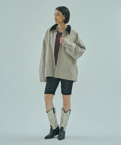 ROSE BUD(ローズバッド)の「LACE HALF LEGGINGS(その他パンツ・レディース・オフホワイト/ブラック・ONE SIZE)」の6枚目の写真