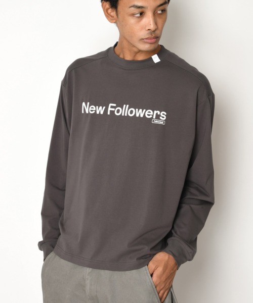 SUPERTHANKS(スーパーサンクス)の「フロントプリント ベーシックロングTシャツ/SBY Print L/S T-shirt(Tシャツ/カットソー・メンズ・ホワイト/チャコールグレー/ブラック・S/M/L)」の3枚目の写真