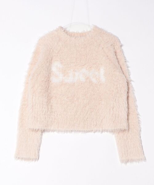 GORGE（ゴージ）の「《ふわもこ映え》レディース 起毛 ロゴニット プルオーバー 秋冬（ニット/セーター・レディース・ピンク/アイボリー/ワイン/グレイッシュベージュ・F）」の17枚目の写真