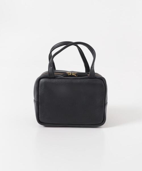 URBAN RESEARCH DOORS（アーバンリサーチドアーズ）の「レザーボストンバッグ（ボストンバッグ・レディース・グレー系その他/ブラック・ONE）」の9枚目の写真