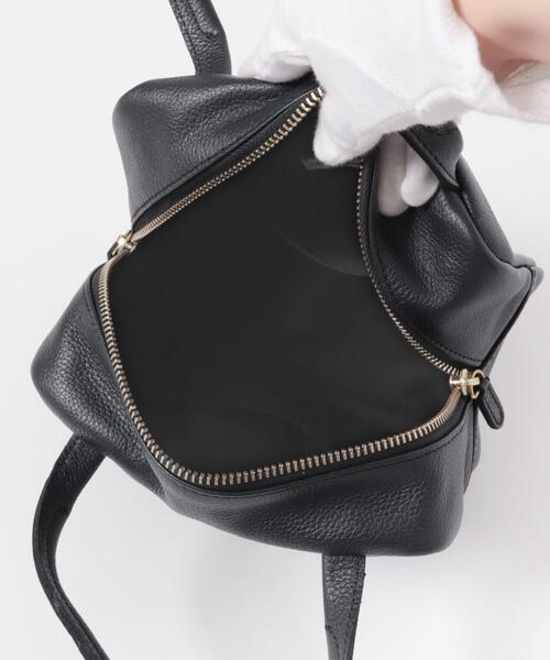 URBAN RESEARCH DOORS（アーバンリサーチドアーズ）の「レザーボストンバッグ（ボストンバッグ・レディース・グレー系その他/ブラック・ONE）」の12枚目の写真