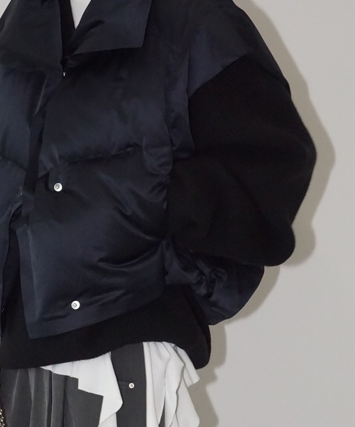 chuclla（チュクラ）の「ストラクチャードダウンベスト chw25a111（ダウンベスト・レディース・ネイビー・FREE）」の5枚目の写真