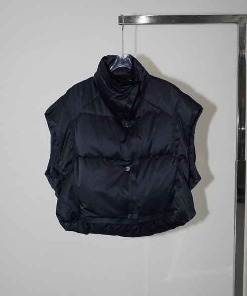 chuclla（チュクラ）の「ストラクチャードダウンベスト chw25a111（ダウンベスト・レディース・ネイビー・FREE）」の9枚目の写真