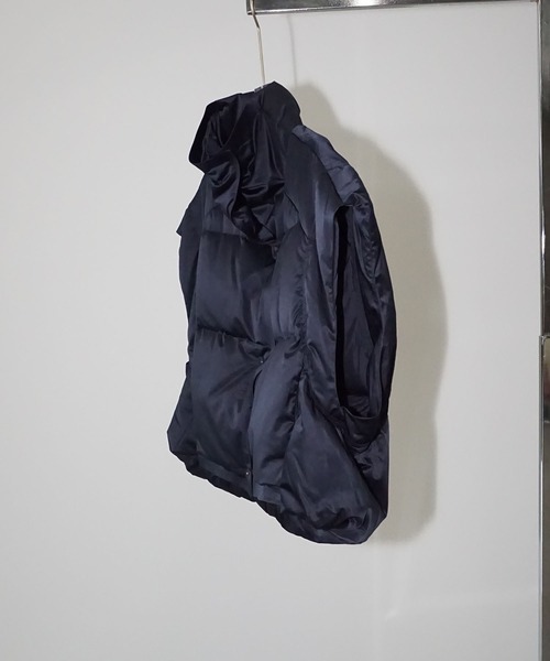 chuclla（チュクラ）の「ストラクチャードダウンベスト chw25a111（ダウンベスト・レディース・ネイビー・FREE）」の11枚目の写真