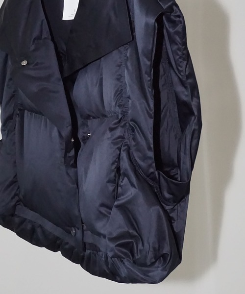 chuclla PUレザー サークルダウンベスト M ブラック chuclla PUレザー サークルダウンベスト M ブラック chuclla PUレザー