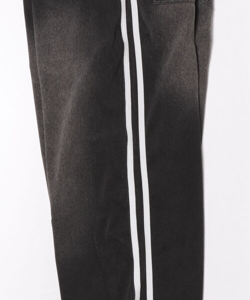 NYLAUS（ナイラス）の「【Nylaus】ヴィンテージ ストレッチ デニムワイドパンツ イージーパンツ デニムスウェットパンツ（デニムパンツ・メンズ・ネイビー/ブラック・L/M）」の8枚目の写真