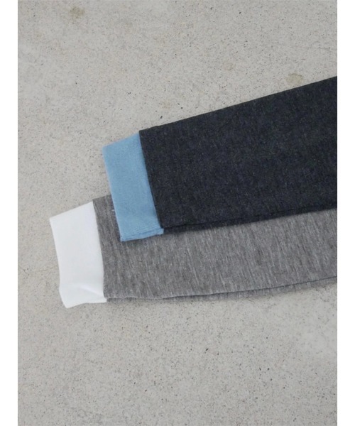 TRUNC（トランクエイティーエイト）の「Henry Neck Layered Pullover（Tシャツ/カットソー・レディース・グレー/チャコールグレー・FREE）」の14枚目の写真