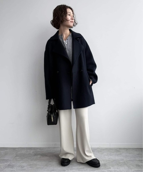 SLOBE IENA(スローブイエナ)の「《4サイズ展開/追加2》DOUBLECLOTHパンツ(その他パンツ・レディース・アイボリー/ブラック/ブラウン・34/36/38/40)」の15枚目の写真