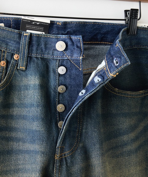 Levi's(リーバイス)の「【LEVI'S/リーバイス】501 オリジナルフィット アンティークウォッシュウォッシュ 00501-3713(デニムパンツ・メンズ・ブルー系その他・33inch/29inch/31inch/36inch/34inch/28inch/30inch/32inch)」の4枚目の写真