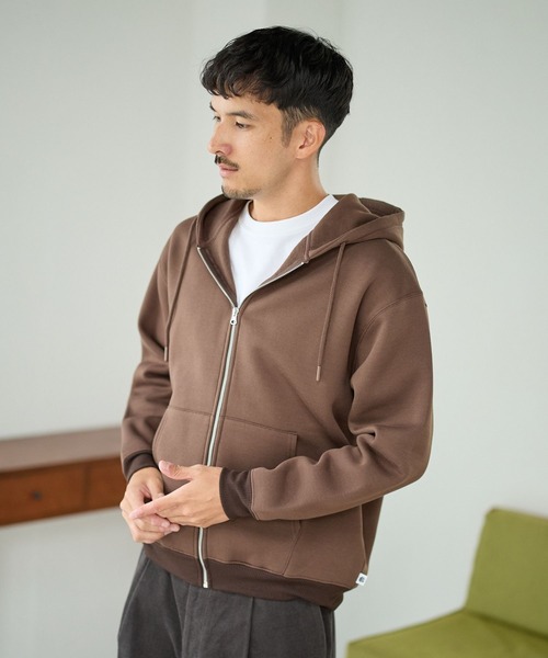 FOUND GOOD(ファウンドグッド)の「裏起毛ZIPパーカー(パーカー・メンズ・ネイビー/グレー系8/ブラウン系/グレー系・S/M/L/XL)」の10枚目の写真