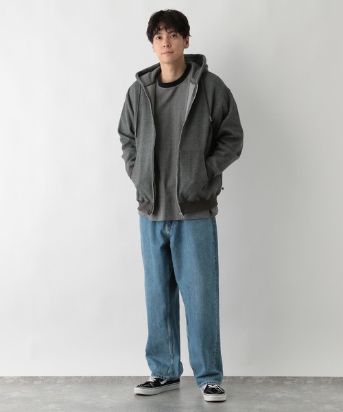 FOUND GOOD(ファウンドグッド)の「裏起毛ZIPパーカー(パーカー・メンズ・ネイビー/グレー系8/ブラウン系/グレー系・S/M/L/XL)」の20枚目の写真