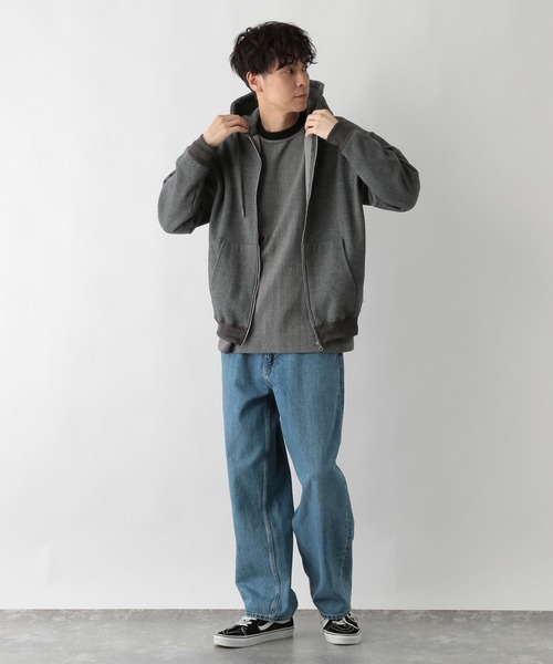 FOUND GOOD(ファウンドグッド)の「裏起毛ZIPパーカー(パーカー・メンズ・ネイビー/グレー系8/ブラウン系/グレー系・S/M/L/XL)」の21枚目の写真