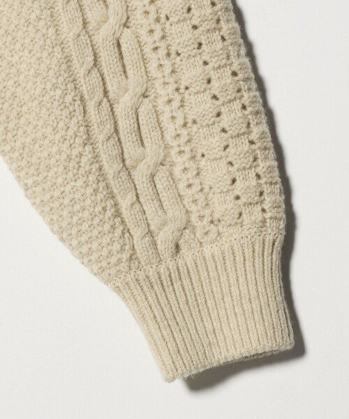 SLOANE（スローン）の「【別注】＜SLOANE＞ケーブル ボタン カーディガン（カーディガン/ボレロ・レディース・ナチュラル・FREE）」の11枚目の写真