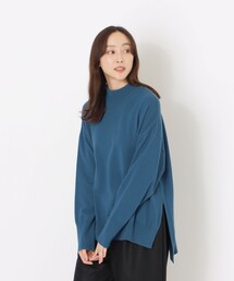 モックネックプルオーバー