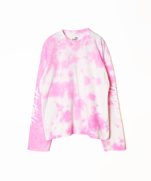 SUPER FINE DRY DAMAGE TIE-DYE L/S T-SHIRT (CIRCULATION) スーパー