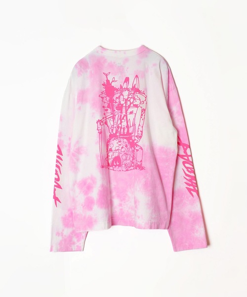 SUPER FINE DRY DAMAGE TIE-DYE L/S T-SHIRT (CIRCULATION) スーパー