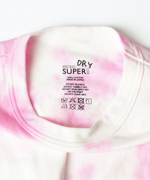 SUPER FINE DRY DAMAGE TIE-DYE L/S T-SHIRT (CIRCULATION) スーパー