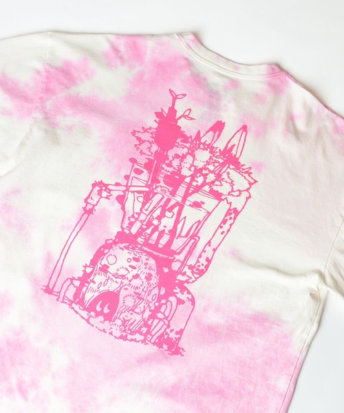 HOLIDAY(ホリデイ)の「SUPER FINE DRY DAMAGE TIE-DYE L/S T-SHIRT (CIRCULATION) スーパーファインドライダメージタイダイロングスリーブTシャツ (サーキュレーション)(Tシャツ/カットソー・レディース・ピンク/ブラック/ピンク系その他/ブラック系その他・XL)」の15枚目の写真