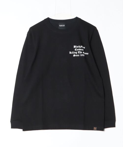 BLACK FLYS(ブラックフライズ)の「【BLACK FLYS】KILLING THE GAME OE L/S TEE(Tシャツ/カットソー・メンズ・ブラック/ナチュラル・MEDIUM/X-LARGE/LARGE)」の1枚目の写真