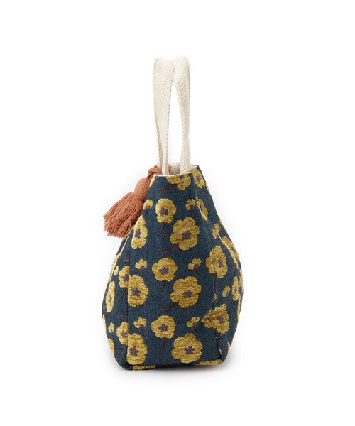 SHOO・LA・RUE(シューラルー)の「インド製ジャカードランチトートバッグ(トートバッグ・レディース・ベージュ系3/ライトグレー系3/グリーン系その他5/ブラック系3/ベージュ系その他6・00)」の10枚目の写真